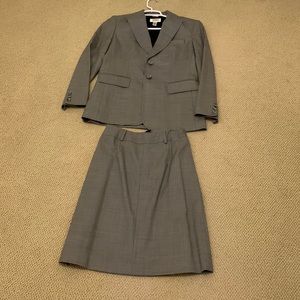 Gray Talbots Skirt Suit